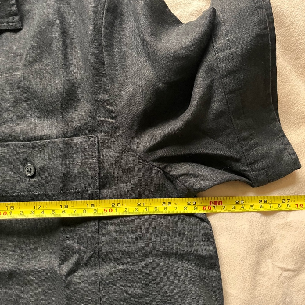 NWT Everlane The Daytripper Dress in Linen (Black, Medium) - Picture 8 of 10